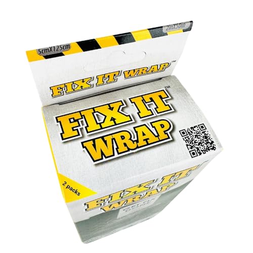 OrthoTape Fix It Wrap 2 INCH X 50 inch | Repair Wrap | Strong Fiber Weld Fix Reinforcement Repair -2 Pack - size: 2 Inch