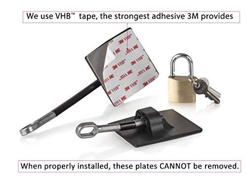 2-Pack Refrigerator Lock (2-Pack, Black with Keyed Padlock) - color: 2-Pack, Black with Keyed Padlock