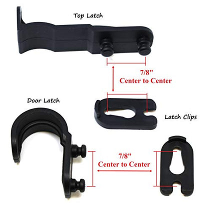 New Plastic Latch Set Kit for Solar Group Standard Mailbox Repair Latch Kit (1, Red) - color: Red