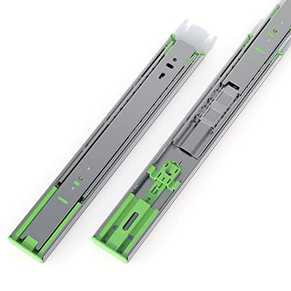 FivePears 1 Pairs 12 Inch Heavy Duty Soft Close Drawer Slides, 150 Lb Load Capacity Full Extension Ball Bearing Side Mount Drawer Runner, Rv Tool Box Kitchen Cabinet Drawer Self Closing Glide Rails - size: 12 Inch