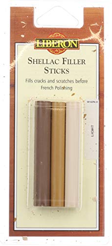 Liberon Shellac Filler Sticks Set of 3 (Light) - color: Set of 3 (Light)