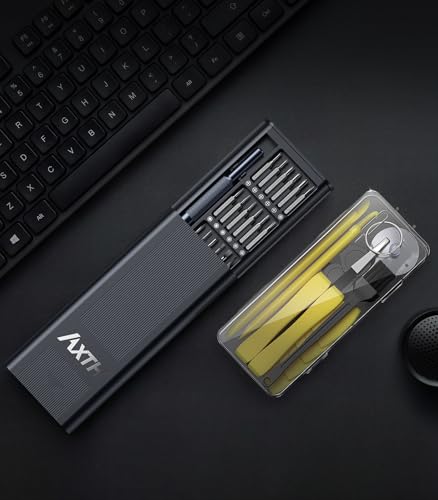 AXTH [Upgraded & Best] 38in1 Small Precision Screwdriver Set, [Military Grade Durability] Magnetic Mini Tool Kit for Core Tech Enthusiasts & DIYers | Repair Phone/Computer/Watch/Laptop/Macbook/More - style: 38in1