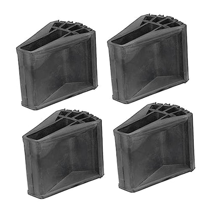 Hemoton 4pcs Thick Slip Stair Treads Mats Stair Pads Non-Skid Ladder Feet Covers