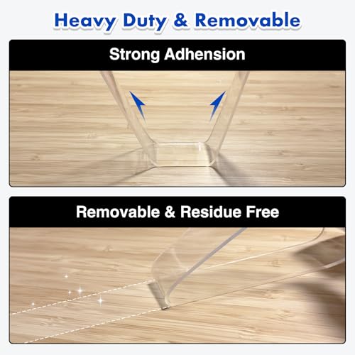 Double Sided Tape Heavy Duty, Nano Double Sided Adhesive Tape, Multipurpose Clear Mounting Tape for Walls, Office Decor, Picture Hanging, and Posters, Hanging Adhesive Strips (9.85FT)