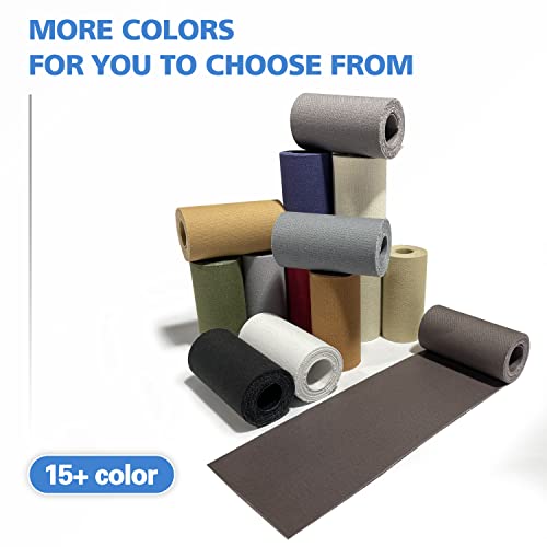 KING MOUNTAIN Canvas Iron on Patch,3"×60",Waterproof 100% Cotton Fabric Repair Patch,Used for Various Sofa,Tent,Clothes,Seats,Suitcases ( Beige 3.0) - color: Beige 3.0, size: Canvas-3"x60"