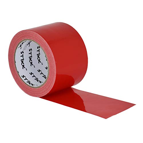 STIKK Duct Tape - Red Duck Tape - 3 inch x 25 Yards - Heavy Duty Tape for Repairs, Household Projects - for Commercial HVAC and Construction - Effective Heavy Duty Waterproof Duct Tape - color: Red