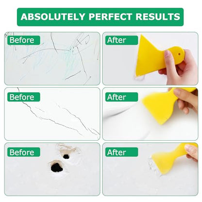 Drywall Repair Kit, 3 Pack Wall Repair Paste, Wall Mending Agent,Wall Surface Hole Fill Quick and Easy Solution - color: 3 Pack