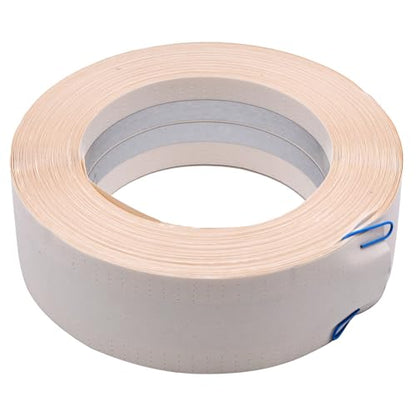 100 Feet by 2 Inch Reinforced Drywall Corner Tape for Walls, 30M Drywall Inside Outside Corner Bead with Metal, No Adhesive Side for Wall Crack Repair Tool