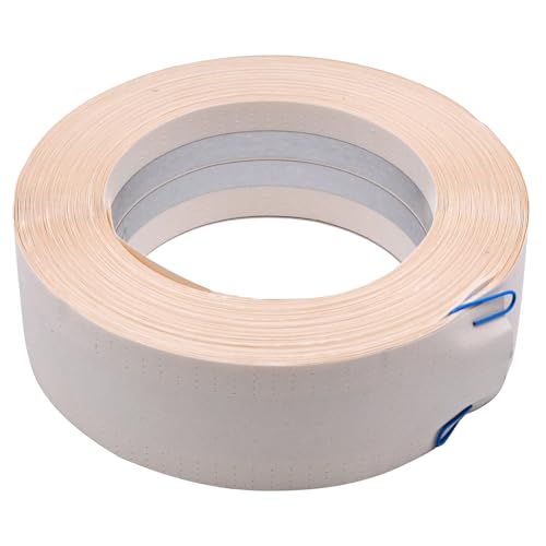 100 Feet by 2 Inch Reinforced Drywall Corner Tape for Walls, 30M Drywall Inside Outside Corner Bead with Metal, No Adhesive Side for Wall Crack Repair Tool