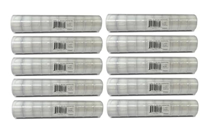 1" x 520" Teflon Tape – 100PC (10 Rolls per Case) | Bulk PTFE Thread Seal Tape for Plumbers, Pipe Fittings & Water Systems | White Virgin PTFE Pipe Thread Tape