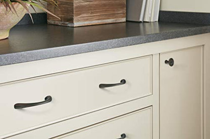 Amerock Vaile 3-3/4 inch (96mm) Center-to-Center Oil-Rubbed Bronze Cabinet Pull - 25 Pack - color: Oil Rubbed Bronze, size: 3-3/4 inch (96mm) Center-to-Center, style: 25 Pack