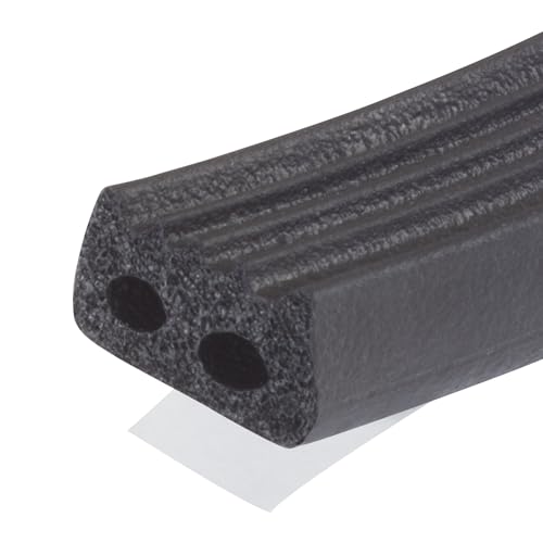 M-D Building Products 01033 10 ft. Black Large Rubber Auto & Marine Weatherseal for All Climates - size: 10 Ft.