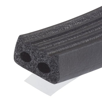 M-D Building Products 01033 10 ft. Black Large Rubber Auto & Marine Weatherseal for All Climates - size: 10 Ft.