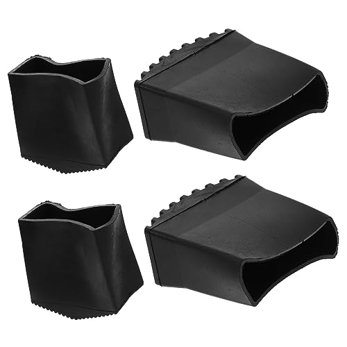 4pcs Non-Slip Ladder Mat Ladder Foot Protector Stair Grips Non Slip Leg Covers Mats