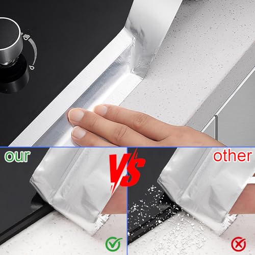 Aluminum Foil Tape Heavy Duty 2 Inch x 99Ft (3.9 Mil), High Temperature HVAC Silver Duct Tape Insulation Adhesive for Metal Repair, Ductwork, Dryer Vent, Patching Hot & Cold Air Ducts