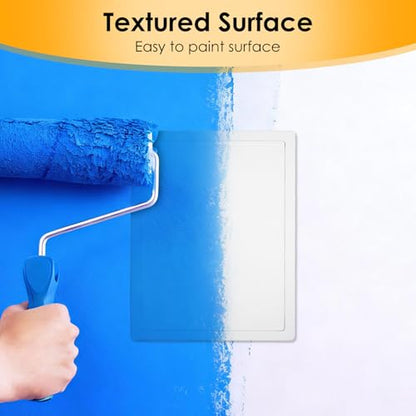 Suteck Plumbing Access Panel for Drywall Ceiling 12 x 16 Inch Reinforced Plastic Wall Access Doors Removable Hinged White - size: 12x16 inch