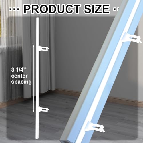 10 Pcs Shutter Repair Slider Connector Plantation Shutter Repair Kit Plantation Shutter Replacement Parts Vinyl Shutter Vane Connector, 2 Connect 3.25" Center Spacing