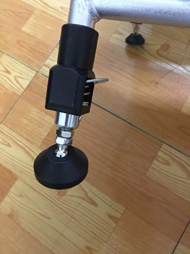 Swivel Feet Levelers,6 Pcs M8 Leg Levelers Adjustable Leveling Feet Adjustable Screws Furniture Glides Leveler for Machine, Furniture, Workbench