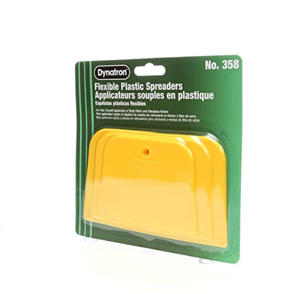 3M Dynatron, 358, 1 Pack of 3 Spreaders, 4”, 5” and 6”, Used for Spreading of Fillers, Caulks, Glazes and Putties