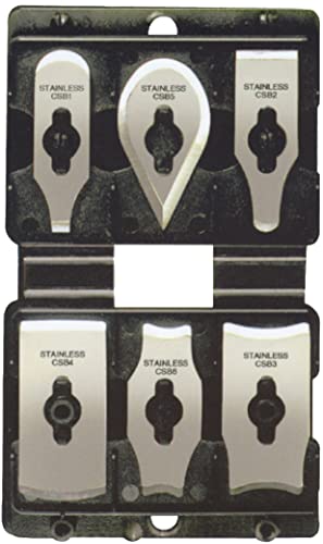 ALLWAY CS6 Soft-Grip Contour Scraper Set with 6 Blades and Blade File - style: Palette Putty Knife