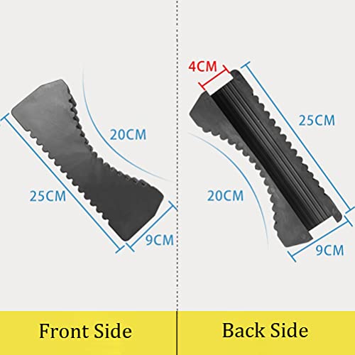 Rubber Steep Ladder Accessory, Ladder Stabilizer, Anti-Slip, Fall Prevention, Scratch Protection, Extension Stepladder Attachment Against Wall, Telegraph Pole, Trunk for Added Stability and Safety