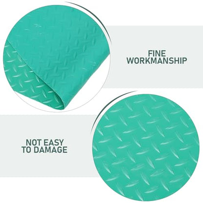 Telescoping Ladder Non Slip Mat - Replacement Step Ladder Stabilizer Pad Large Oil-Resistant Plastic Sheet for Kitchen Garage Commercial Floor