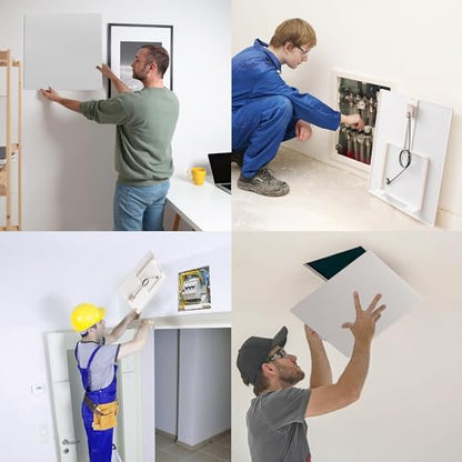 EASY-EXS Access Panels Spring-Fit 14"x14" (External 16"x16") Square (SAP1414) for Drywall, celing, Electrical, Plumbing Hole Covers - size: 14"x14" - 1 Pcs