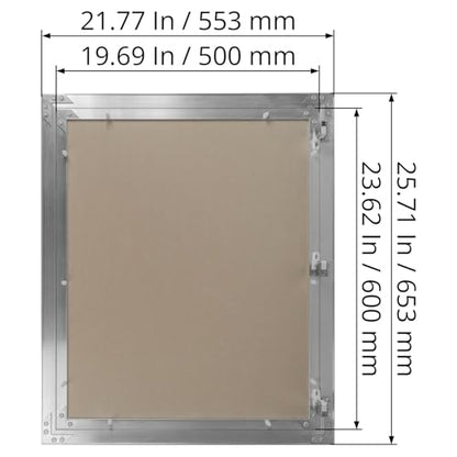 20" x 24" Drywall Access Panel - Service Shaft Door - Plumbing, Electricity Heating Alarm Wall for Drywall - Bathroom Services Hole Cover - Wall Covering - size: 20" x 24"