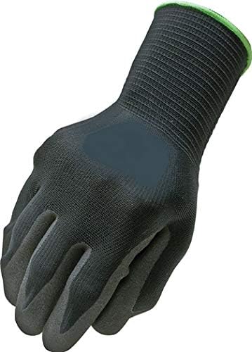 Northstar Tactigrip General Purpose Polymer Coated Gloves Size 11 for 200+ Pound Weight, Black Collar