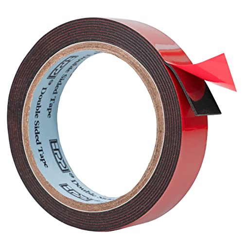 HPP Double Sided Tape, Heavy Duty Tape, Strong and Permanent for Outdoor and Indoor (1in x 9ft) - size: 1in x 9ft