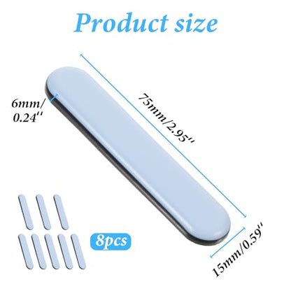 8 PCS Furniture Sliders Gliders, Self-Adhesive Floor Protector Pads Rectangle Furniture Sliders Furnitures Moving Pads Furnitures Feet Protectors for Carpeted, Hardwood Floors