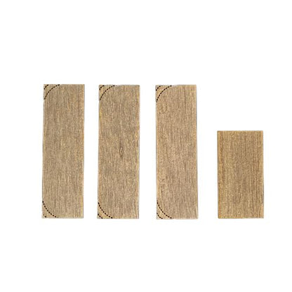 The New 3 in 1 Hinge Hider Door Hinge Filler Plates 3.5 Inch (8 Pieces)