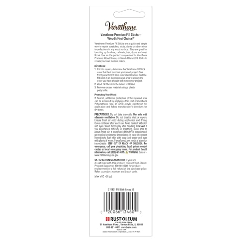 Varathane Wood Fill Stick, .5 oz, Dark Walnut/Espresso - color: Dark Walnut/Espresso