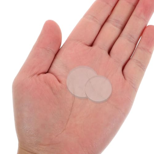 SHINEOFI 20pcs Glass Table Rubber Spacers Non-Adhesive Anti-Slip Suction Cup Furniture Pads for Hardwood Cabinets and Tempered Glass, 20mm 25mm Diameter, 3mm Thick