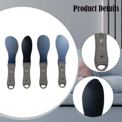 4 Pieces Metal Caulking Spreaders Smoothing Finisher Caulk Remover Caulk Finishing Tools for Baseboards Wall Joint Window