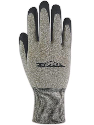 MAGID TOU-ROC-L T-ROC TOUROC Touchscreen Polyurethane Palm Coated Gloves, Medium, Brown, Large (1 Pair) - size: 9/L, style: 1 Pair