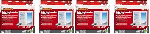 Frost King V76H Shrink Window Kit 84-Inch by 110-Inch, Clear (Pack of 2) - size: Pack of 4
