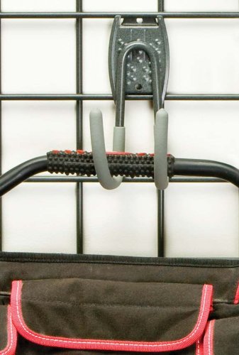Organized Living - 7115561350 Activity Organizer Big Work Hook, 75 lb Capacity Granite Gray - style: Big Work Hook