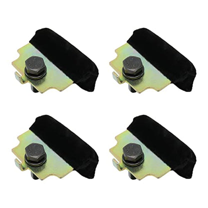 Door Glass Anti-Rattle Cushion Kit Compatible with 1969-1982 Chevy Corvette C3 C4 - 4-Piece Set Side Window Anti-Rattle Cushion Kit