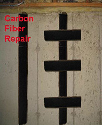 15 Ft Carbon Fiber Basement Wall Crack Repair Kit - 12K Tow Fabric with Epoxy Resin and Hardener - Concrete Foundation Reinforcement (4 Inch Wide)
