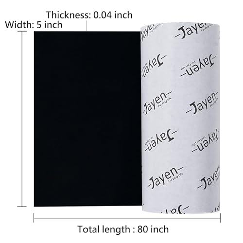 Non Slip Self Adhesive Silicone Cuttable Furniture Pads - 5x80 inch Versatile Non-Slip Silicone Pads for Variety of Objects, Appliances and Furniture - color: 5x80 Black