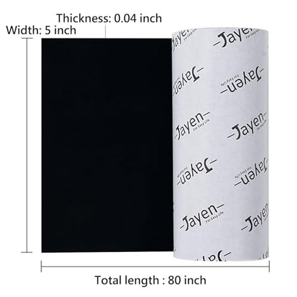 Non Slip Self Adhesive Silicone Cuttable Furniture Pads - 5x80 inch Versatile Non-Slip Silicone Pads for Variety of Objects, Appliances and Furniture - color: 5x80 Black