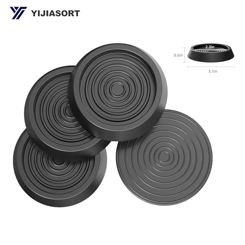 Non Slip Furniture Pads for Hardwood Floors(2 inch),Anti Slip Furniture Sliders,Rubber Furniture Pads Non Slip,Non Skid Furniture Grippers Suitable for Sofa, Bed, Chair (4PCS) - size: 2 inch
