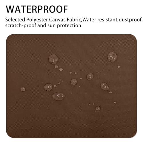 Gheeidau Canvas Repair Patch 9×11 Inch 3Pcs Waterproof Self-Adhesive Fabric Repair Patch for Tents,Boat Cover,Pop Up Canopy,Patio,Bags,Car Seats,Sofas,Furniture Cover(Brown) - color: Brown, size: 9"×11"×3PCS