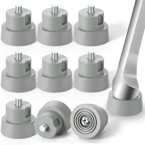 9-Pack Door Stopper Replacement Rubber Tips, Heavy Duty Kickdown Door Stop Tips Repair Set for Kickdown Drop Down Door Stop Holder Ribbed Rubber Foot Door Stop Tips - style: G-9Pc-D