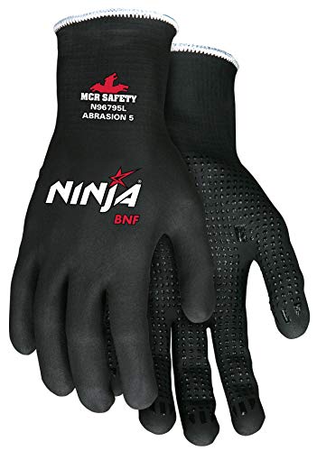 Coated Gloves,Nylon,M,PR - size: Medium (Pack of 1)