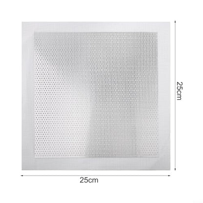 Duty Metal Drywall Patch Kit for Large Hole Repair in Walls and Ceilings, Galvanized Steel with Fiberglass Mesh, Includes Sandpaper and Scraper(25 * 25cm) - size: 25*25cm