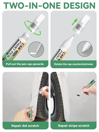 Black(202) Touch Up Paint Pen for Toyota,Car Paint Scratch Repair Pen Quick and Easy Fix Auto Paint Scratch - color: Black(202)for All Models