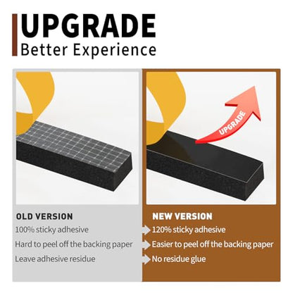Yotache Weather Stripping (.25) 1/4 Inch Wide X 1/16 Inch Thick, Thin Foam Seal Gasket Tape for Speaker, Window, Dashboard, Sliding Door Jamb, 33 Ft Length - size: 1/4"x1/16"x33 FT