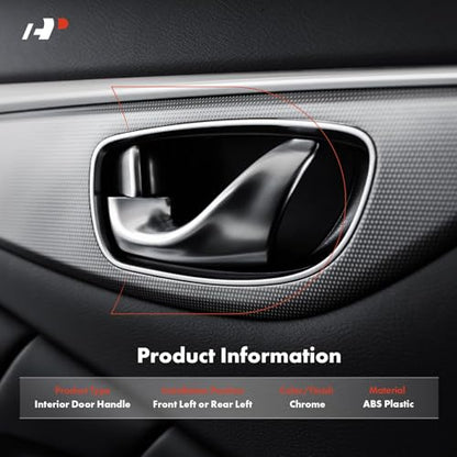 A-Premium Interior Door Handle Repair Kit Front or Rear Left Driver Side - Compatible with 2008-2015 Mercedes-Benz W204 X204 Series C230 C250 C300 C350 C400 C63 AMG C63 AMG S GLK250 GLK350 - style: Front Left or Rear Left
